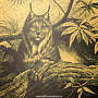 Картина "Рысь на дереве" (сусальное золото) 45х35 см, фотография 4. Интернет-магазин ЛАВКА ПОДАРКОВ