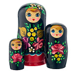 Матрешка "Розочка" 3 места