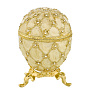 Пасхальное яйцо-шкатулка "Карета". Традиции Фаберже, фотография 4. Интернет-магазин ЛАВКА ПОДАРКОВ