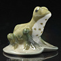 Статуэтка фарфорвая "Лягушонок". ИФЗ, фотография 2. Интернет-магазин ЛАВКА ПОДАРКОВ