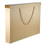 100383  Упакока Коробка ДЛЯ КАРТИН с ручкой 80*60*10см