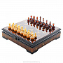 Шахматы-шашки с инкрустацией и фигурами из янтаря "Статус", фотография 1. Интернет-магазин ЛАВКА ПОДАРКОВ