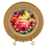 Поднос с авторской росписью 17х17 см