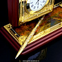 Настольный набор с часами и ручкой. Златоуст, фотография 5. Интернет-магазин ЛАВКА ПОДАРКОВ
