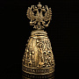 0019201 Бронза Колокол "Москва.Герб." 3,9*3,9*7,5см (13370), фотография 3. Интернет-магазин ЛАВКА ПОДАРКОВ