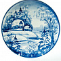 Сувенирная тарелка "Зима", фотография 1. Интернет-магазин ЛАВКА ПОДАРКОВ