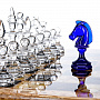 Шахматы из карельской березы с фигурами из хрусталя, фотография 5. Интернет-магазин ЛАВКА ПОДАРКОВ