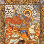 Икона из мореного дуба "Чудо святого Георгия о змие" 20х15 см, фотография 3. Интернет-магазин ЛАВКА ПОДАРКОВ