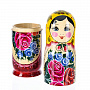 Футляр для бутылки 0,5 л "Матрешка Семеновская", фотография 3. Интернет-магазин ЛАВКА ПОДАРКОВ