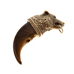  АМУЛЕТ из когтя медведя и бронзы (5,5см)