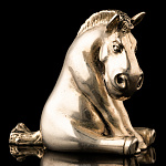Статуэтка "Лошадка" (серебро 985*)