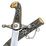 300092  Сувенирное оружие КИНЖАЛ, камни,филигрань