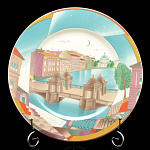 0056273/81.25639.00.1 ЛФЗ НАБОР подар.Тарелка Европейская2 "Фонтанка.Белая ночь"270мм ТН1 