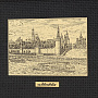 Офорт черно-белый "Вид на Кремль с набережной" 25х32 см, фотография 1. Интернет-магазин ЛАВКА ПОДАРКОВ