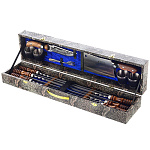 7355/АА  ШАШЛЫЧНЫЙ НАБОР  в кожаном футляре