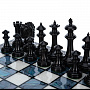 Шахматы с перламутром и деревянными фигурами "Вестминстер" 45х45 см, фотография 1. Интернет-магазин ЛАВКА ПОДАРКОВ