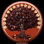 Панно янтарное с монетами "Деньги к деньгам", фотография 1. Интернет-магазин ЛАВКА ПОДАРКОВ