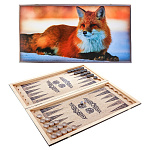 0059102 Нарды-шашки "Лиса" (60х30х4 СМ)7058