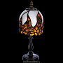 Настольная лампа из янтаря и бронзы. Высота 32 см, фотография 4. Интернет-магазин ЛАВКА ПОДАРКОВ