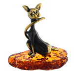 0058574/295 Сувенир Кошка Сфинкс (коньячный)