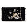 Сумка "Розалия". Черная с вышивкой, фотография 2. Интернет-магазин ЛАВКА ПОДАРКОВ