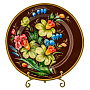 Поднос с авторской росписью 17х17 см, фотография 1. Интернет-магазин ЛАВКА ПОДАРКОВ