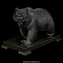 Скульптура из натурального камня "Медведь". Стеатит, фотография 1. Интернет-магазин ЛАВКА ПОДАРКОВ