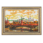 Картина янтарная "Кремлевский мост" 60х40 см