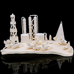 0073079 Композиция "Тюменский Север"  рог лося НХП