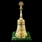 0046998/3714/19*7,5см Златоуст КОЛОКОЛЬЧИК"Нефритовый" SUV 3714