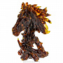 Скульптура из янтаря "Голова коня", фотография 2. Интернет-магазин ЛАВКА ПОДАРКОВ
