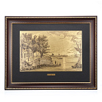  /42*55см Офорт черно-белый  "Восход солнца. Санкт-Петербург"