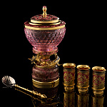 Икорница со стопками "Дары моря". Златоуст