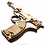Деревянная игрушка "Револьвер WALTHER Р38", фотография 5. Интернет-магазин ЛАВКА ПОДАРКОВ