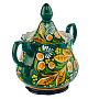 Самовар электрический 4 л с сервизом "Ландыш". Хохлома, фотография 12. Интернет-магазин ЛАВКА ПОДАРКОВ
