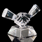 Статуэтка из хрусталя "Рукопожатие"