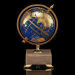 0080094 Златоуст Глобус малый (эмаль, мрамор) 8028/1209
