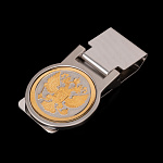 Зажим для денег "Герб РФ". Златоуст