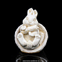 Скульптура из кости "Кролик в люльке", фотография 1. Интернет-магазин ЛАВКА ПОДАРКОВ