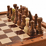 Шахматы деревянные с мраморным полем и фигурами "Подарочные", фотография 2. Интернет-магазин ЛАВКА ПОДАРКОВ