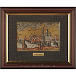  /16*21см Офорт цветной "Москва. Соборы Кремля" 