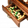 Шахматный стол из дерева с ящиками, фотография 8. Интернет-магазин ЛАВКА ПОДАРКОВ
