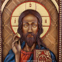 Икона деревянная "Господь Вседержитель" 75х65 см, фотография 4. Интернет-магазин ЛАВКА ПОДАРКОВ