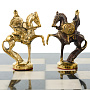 Шахматы из камня и бронзы "Русские богатыри" 36х36 см, фотография 6. Интернет-магазин ЛАВКА ПОДАРКОВ