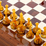 Шахматы с полем из камня и фигурами из янтаря, фотография 12. Интернет-магазин ЛАВКА ПОДАРКОВ