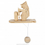 Богородская деревянная игрушка "Медведь капитан", фотография 1. Интернет-магазин ЛАВКА ПОДАРКОВ
