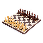 0059097/617 / Р-11 Шахматы обиходные лакированные с темной доской (290 х 145 х 38)