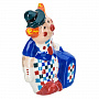 Керамическая статуэтка "Клоун с чемоданом", фотография 2. Интернет-магазин ЛАВКА ПОДАРКОВ