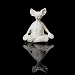 203012 Рог лося Скульптура "КОТ"