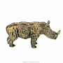Бронзовая статуэтка "Носорог", фотография 3. Интернет-магазин ЛАВКА ПОДАРКОВ
